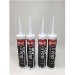 Lepage Quad Max Window, Door, Siding Sealant (280mL) Lot of 4