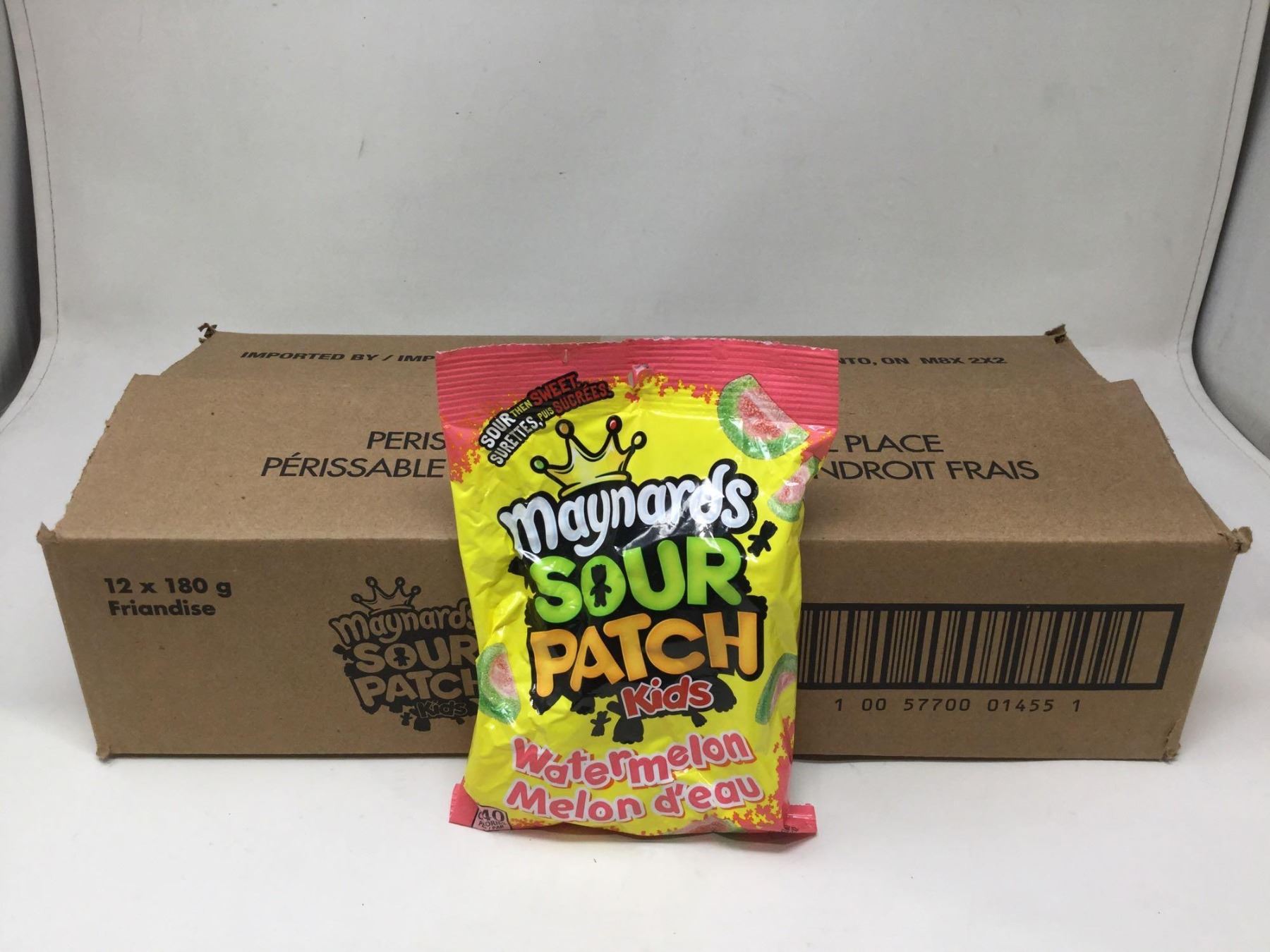 Case of Maynards Sour Patch Kids Watermelon (12 x 180g)