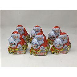 Kinder Surprise Milk Chocolate Hollow Santa with Surprise Toy (75g) Lot of 6