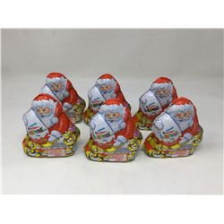 Kinder Surprise Milk Chocolate Hollow Santa with Surprise Toy (75g) Lot of 6