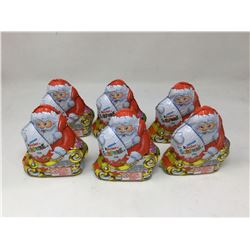 Kinder Surprise Milk Chocolate Hollow Santa with Surprise Toy (75g) Lot of 6