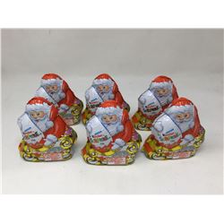 Kinder Surprise Milk Chocolate Hollow Santa with Surprise Toy (75g) Lot of 6
