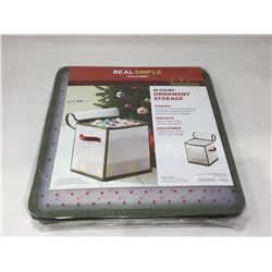 Real Simple Solutions 64-Count Ornament Storage Box (12" L x 12" W x 12.3" H)