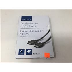 Insignia DisplayPort to HDMI Cable