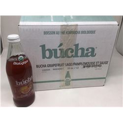 Case of Bucha Grapefruit Sage Kombucha Tea (12 x 473mL)