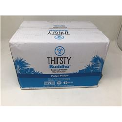 Case of Thirsty Buddha Coconut Water w/ Pulp (12 x 490mL)