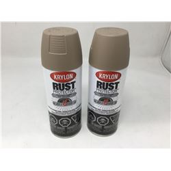 Krylon Rust Protector Textured Finish Aerosol Spray (2 x 340g)