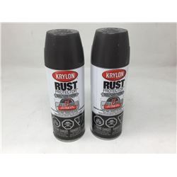 Krylon Rust Protector Semi-Gloss Enamel Aerosol Spray (2 x 340g)