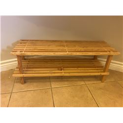 Wooden Shoe Rack