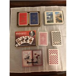 11 decks of playing cards