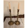 Image 1 : 2 Brass Candle Sticks