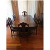 Image 13 : Antique Table with 6 Chairs