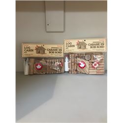 2 Log Cabin Kits