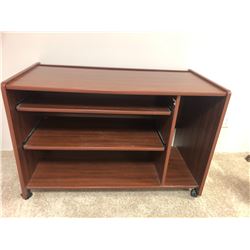 Wood TV stand