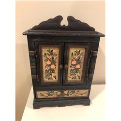 Wooden cupboard with drawer