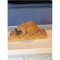 Wood Carved Beaver