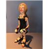 Image 1 : Wood Carving Lady with wine
