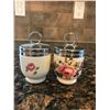 Image 1 : Floral egg cups