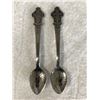 Image 1 : 2 small silver Rolex spoons