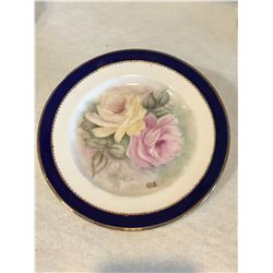 Blue Rim Plate