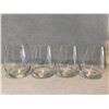 Image 1 : 4 stemless wine glasses