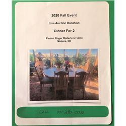 Dinner for Two in Medora