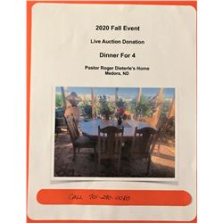Dinner for Four in Medora