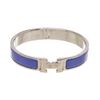 Image 1 : Hermes Blue Clic Clac H Bracelet