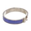 Image 2 : Hermes Blue Clic Clac H Bracelet