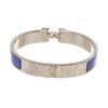 Image 4 : Hermes Blue Clic Clac H Bracelet