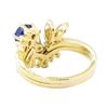 Image 3 : 1.38 ctw Blue Sapphire and Diamond Ring - 14KT Yellow Gold