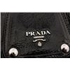Image 5 : Prada Black Leather Gaufre Shoulder Bag