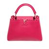 Image 3 : Louis Vuitton Magenta Taurillon Leather Capucines Bag
