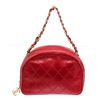 Image 1 : Chanel Vintage Red Quilted Leather Camera Shoulder Bag