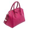 Image 2 : Givenchy Pink Leather Medium Antigona Satchel Bag