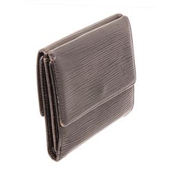 Louis Vuitton Black Epi Leather Elise Wallet