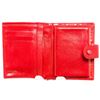 Image 7 : Chanel Red Patent Leather Compact Tab Wallet