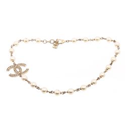 Chanel CC Pearl High Necklace