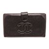 Image 2 : Chanel Black Caviar Leather Timeless French Purse Long Wallet