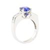Image 4 : 1.98 ctw Sapphire And Diamond Ring - Platinum