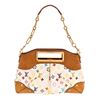 Image 1 : Louis Vuitton White Multicolor Judy MM Satchel Handbag