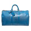 Image 1 : Louis Vuitton Blue Epi Leather Keepall 55 cm Duffle Bag Luggage