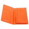 Image 5 : Chanel Orange Lambskin Leather Long Bifold Wallet
