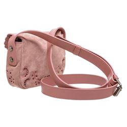 Chanel Pink Suede Paris-Edinburgh Mini Highland Messenger Bag