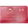 Image 5 : Louis Vuitton Red Monogram Vernis Leather Elise Wallet