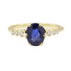 Image 2 : 1.43 ctw Sapphire and Diamond Ring - 14KT Yellow Gold