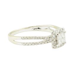 0.60 ctw Diamond Ring - 14KT White Gold