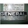 Image 2 : GENERAL MODEL 350 CABINET MAKERS TABLE SAW WITH LARGE TABLE & SLIDING ALUMINUM RACK