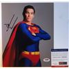 Image 1 : DEAN CAIN as SUPERMAN SIGNED 8X10 PHOTO 'THE ADVENTURES OF LOIS & CLARK' PSA DNA COA