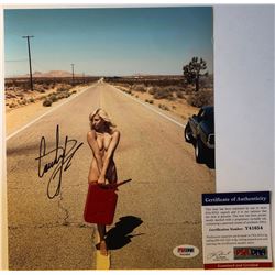 COURTNEY FORCE NHRA DRAG RACER SIGNED 8X10 PHOTO PSA DNA COA